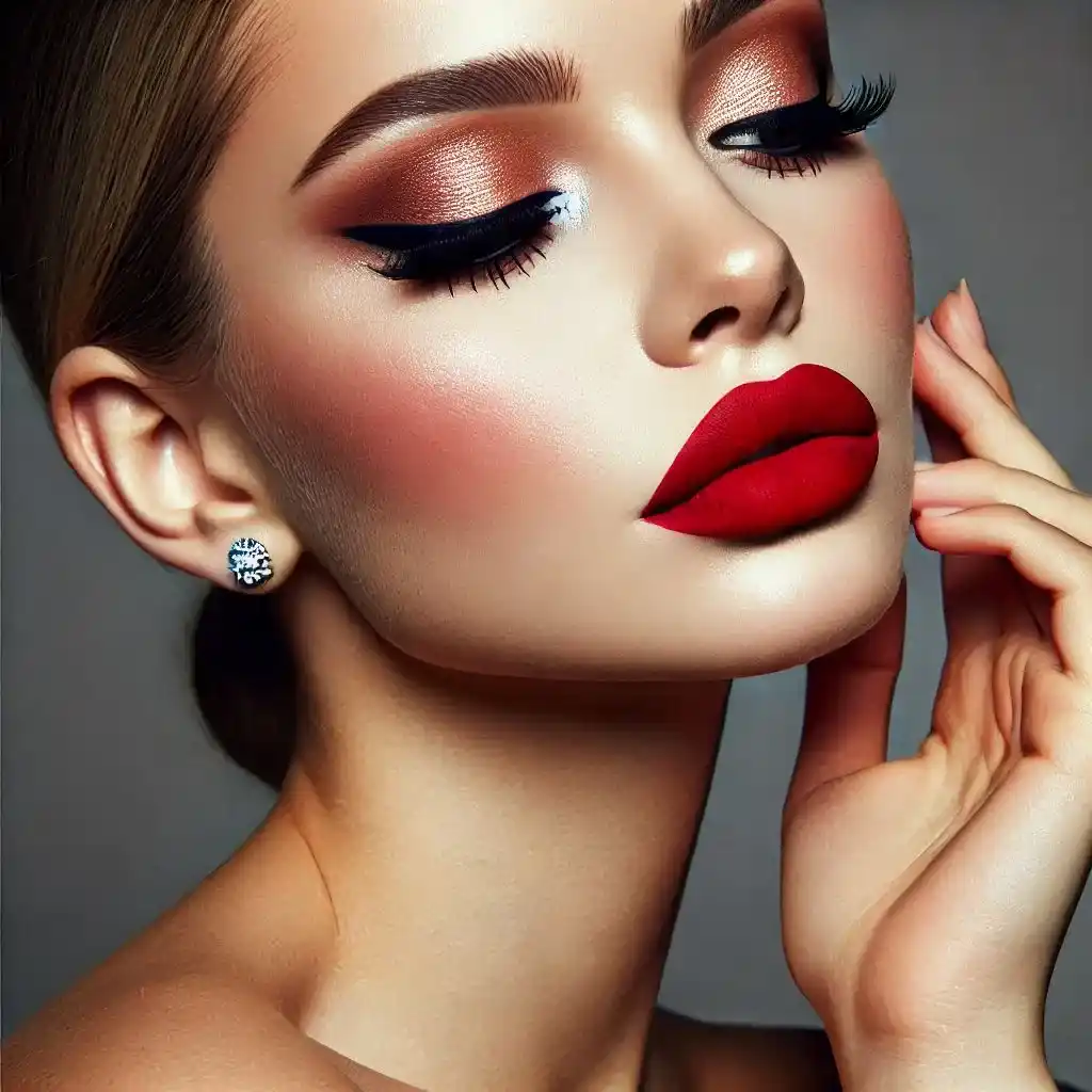 Classic Red Lips 