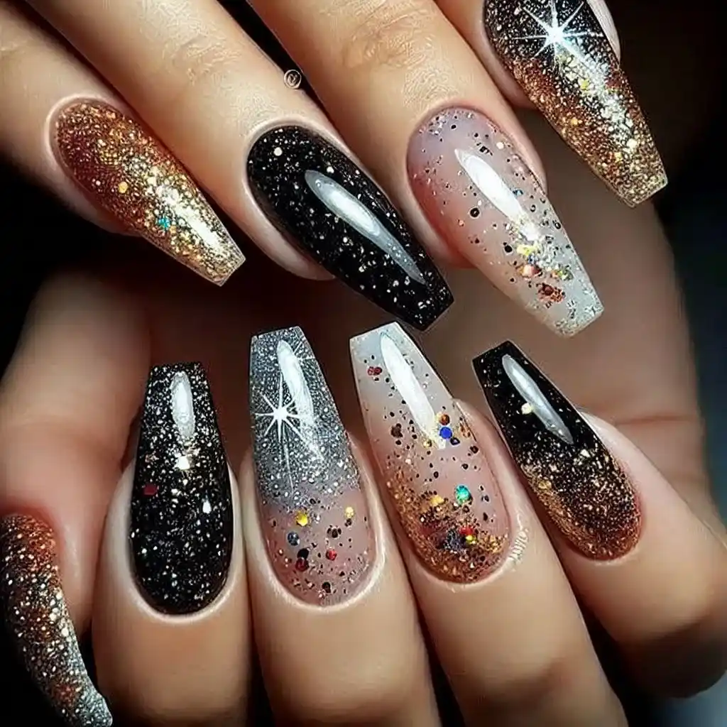 Firework Glitter Ombre