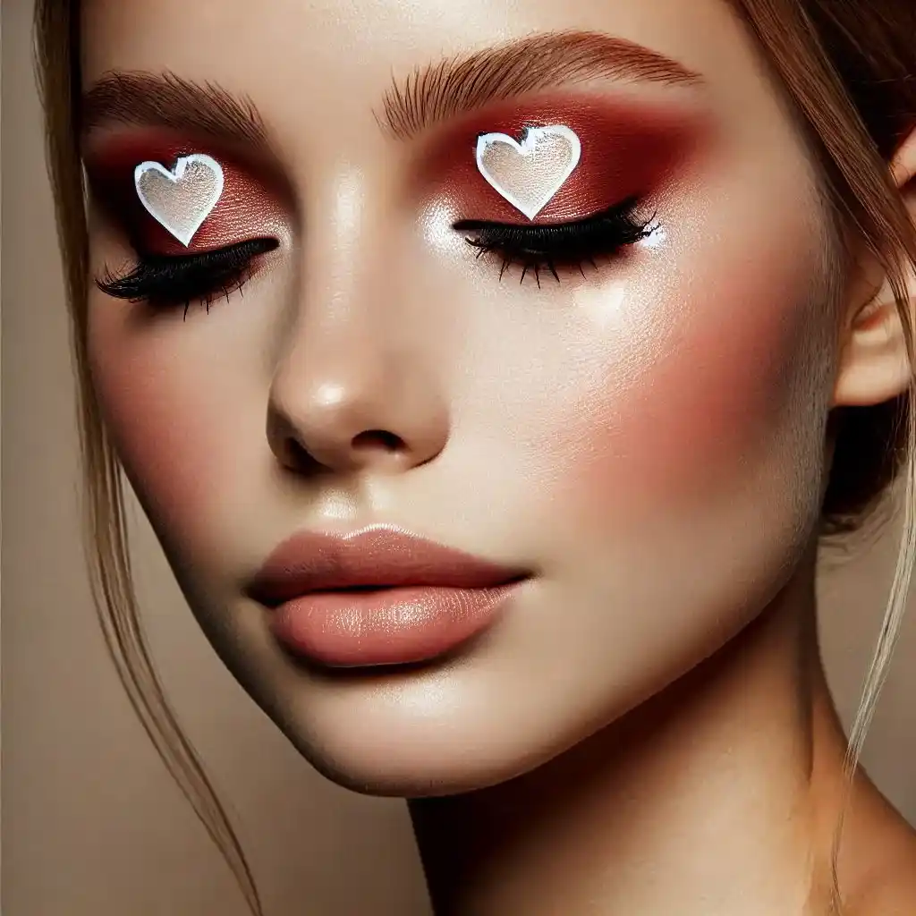 Heart Stencil Eyeshadow 