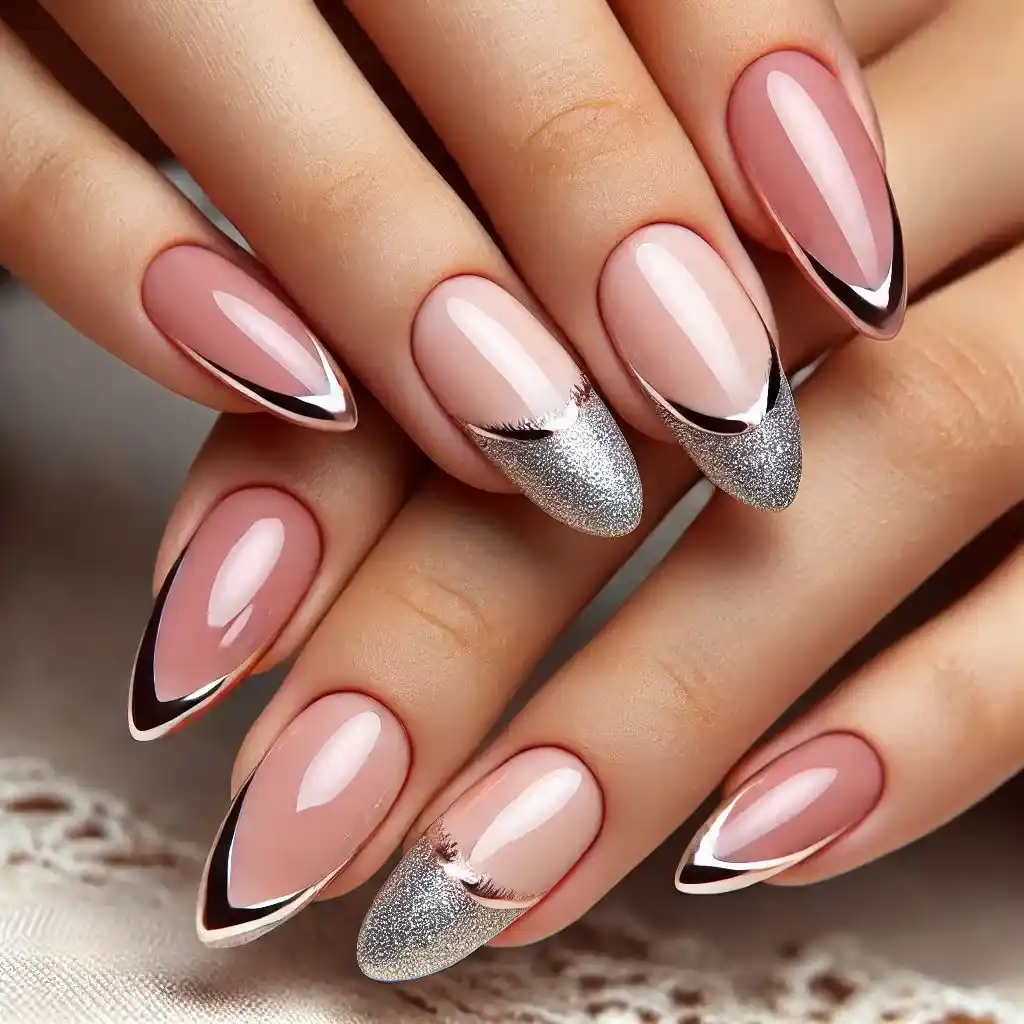 Metallic Silver Tips