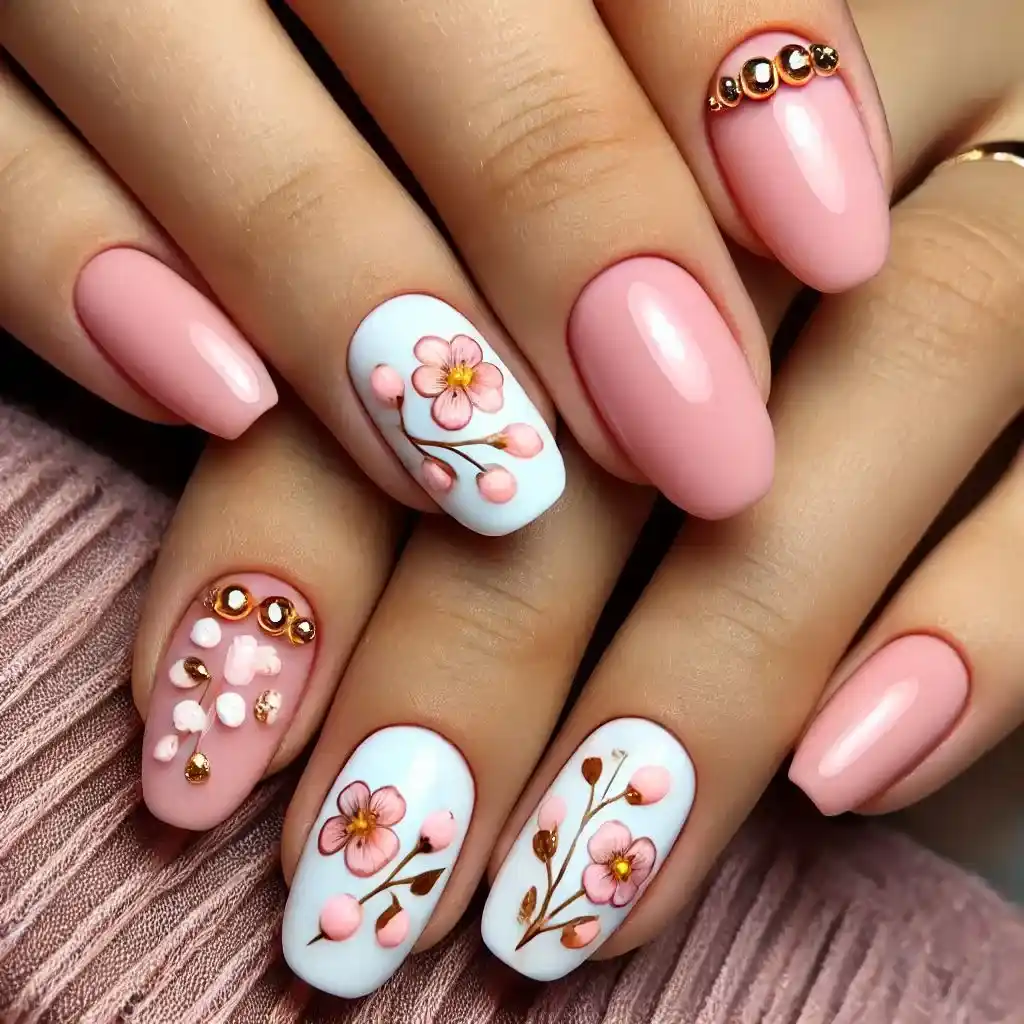 Pink Floral Accents