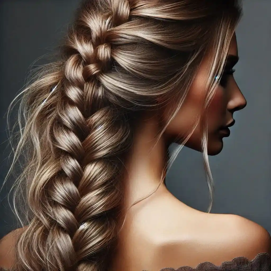 Voluminous Braided Side Braid