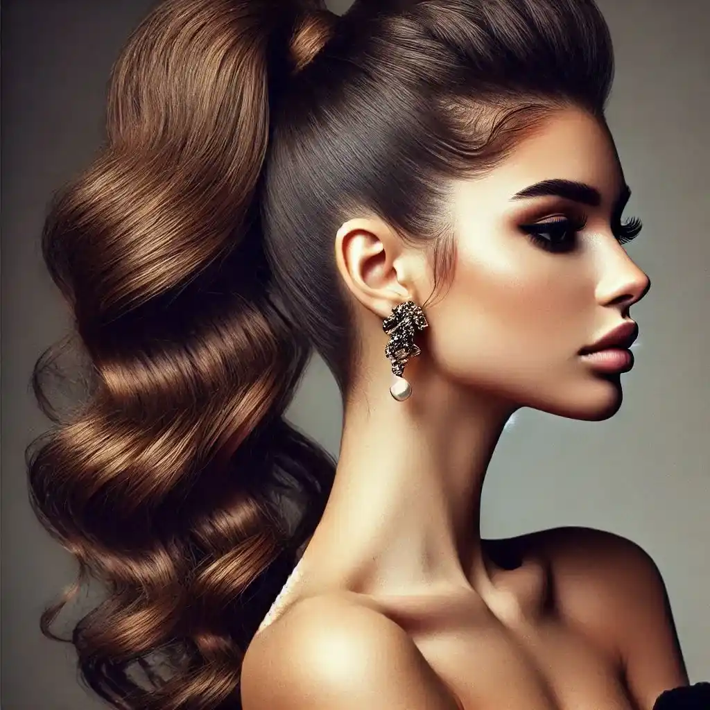 Voluminous High Ponytail