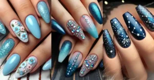 Ditch the Pink! Try Stunning Blue Valentine Nails for a Modern Love Look