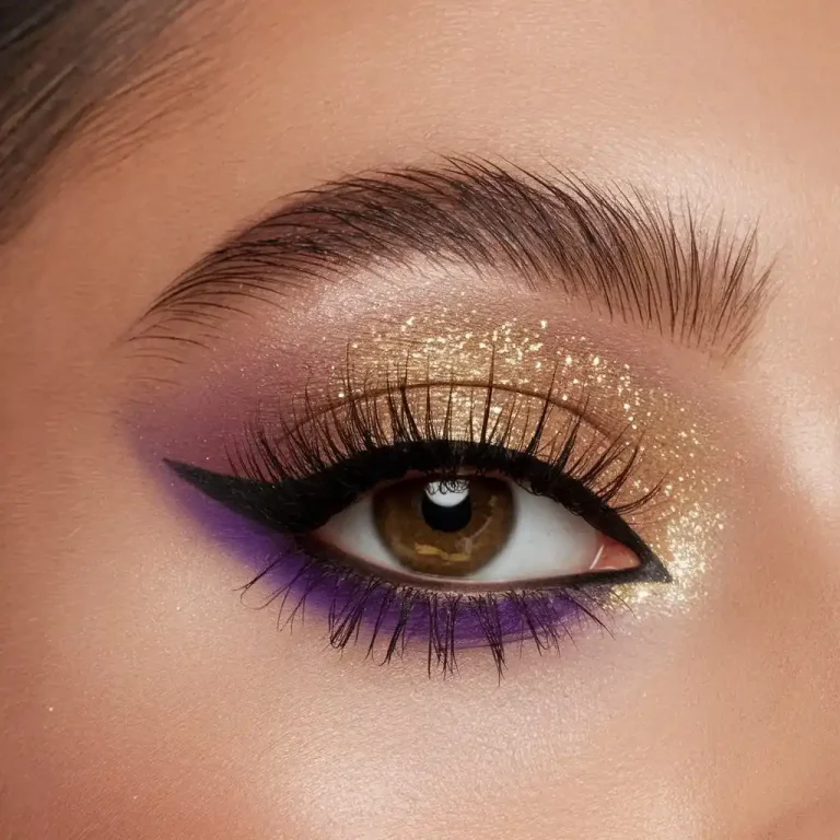 Bold Glitter Cut Crease