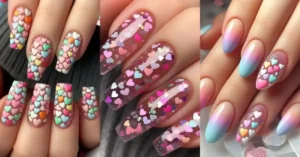 Candy Heart Nails Designs for the Perfect Valentine’s Manicure