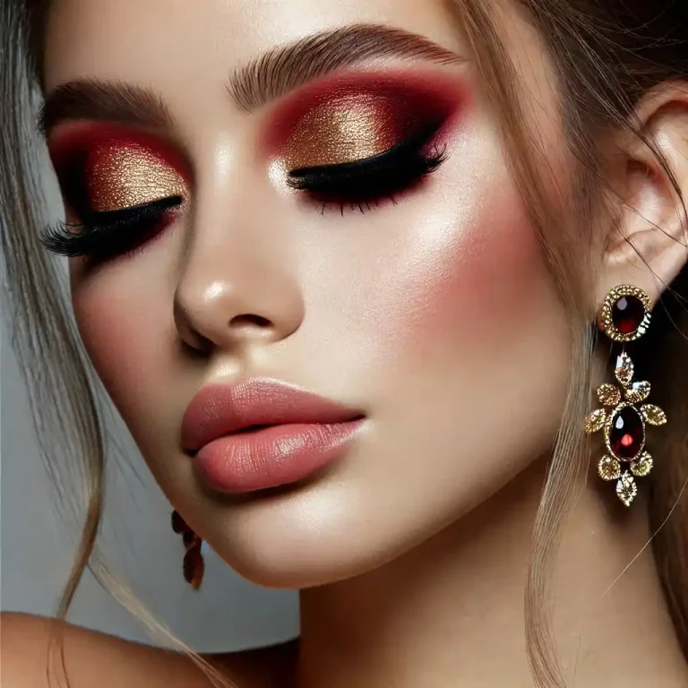 Classic Red and Gold Glam