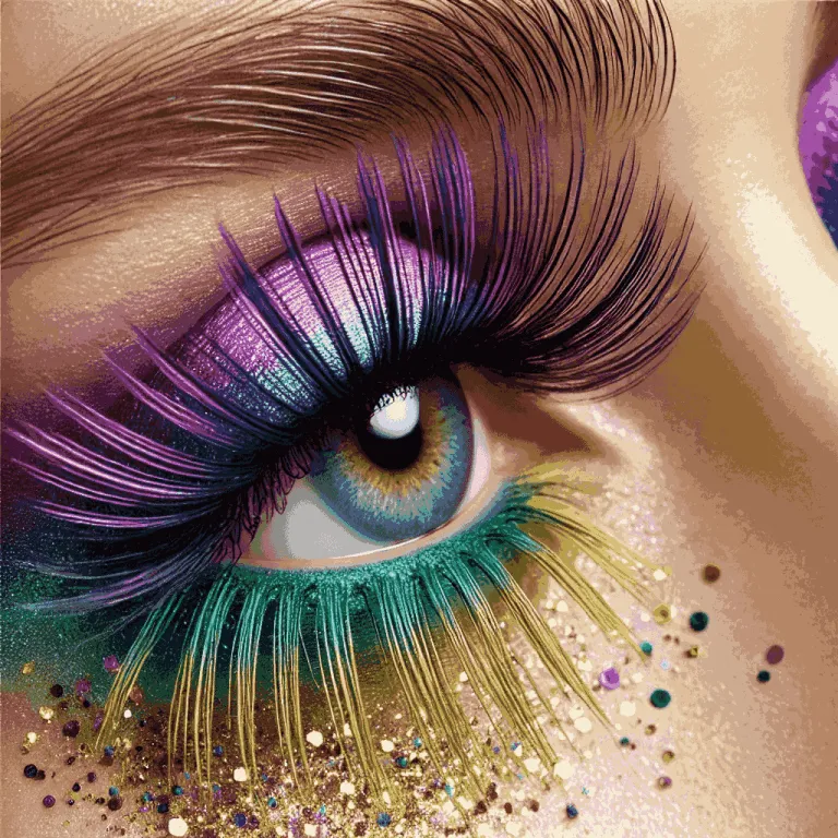 Colorful Eyelashes