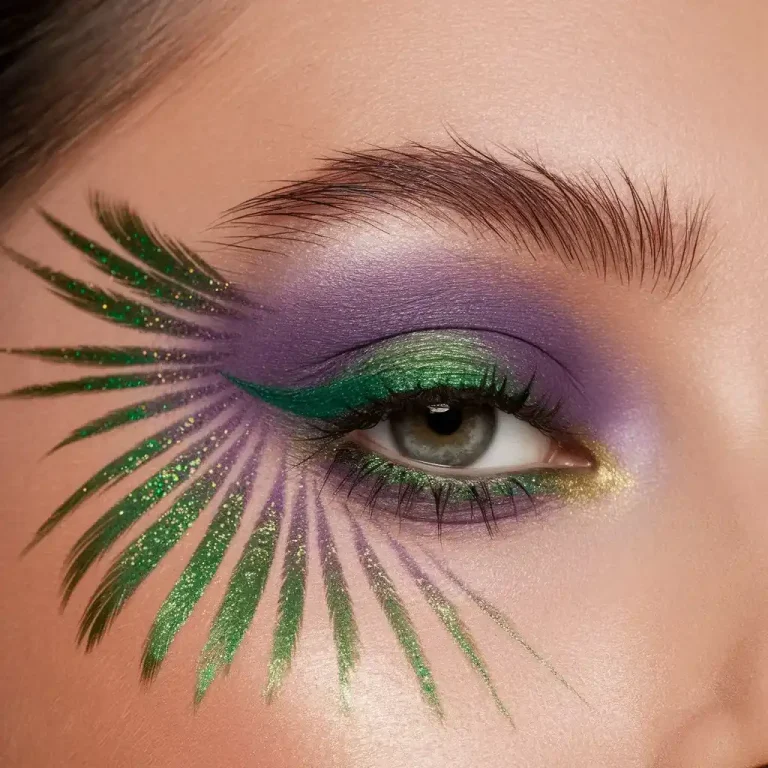 Feather-Inspired Look