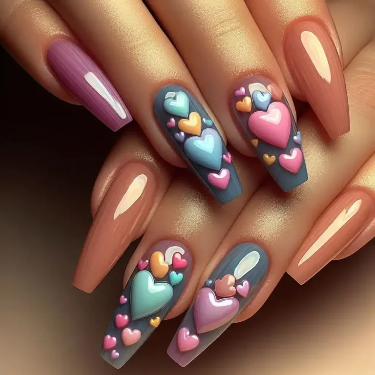 Glossy Candy Hearts