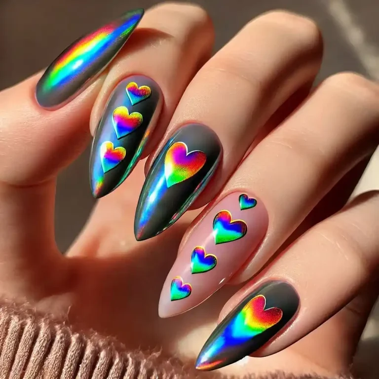 Holographic Candy Hearts