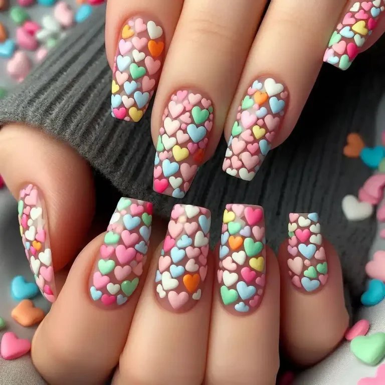 Mini Candy Hearts Pattern