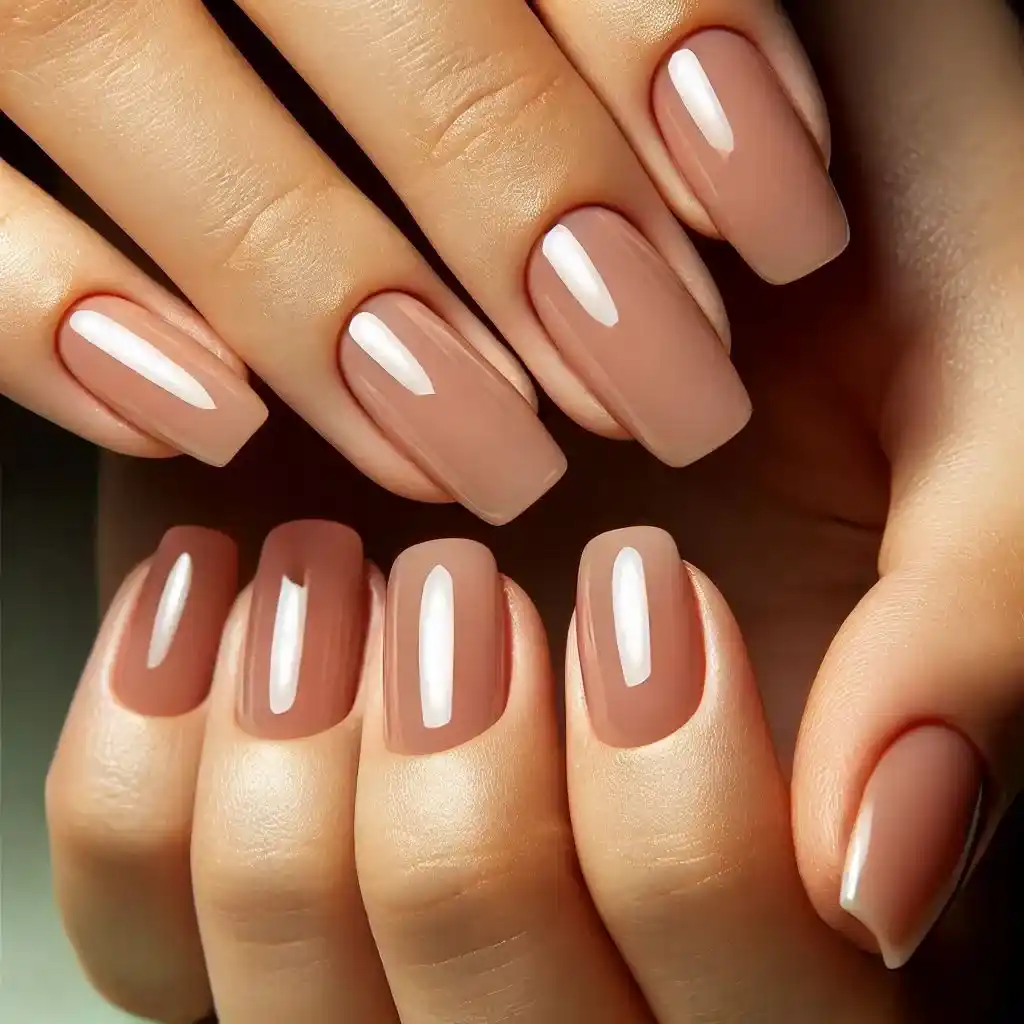 Minimalist Nude Nails