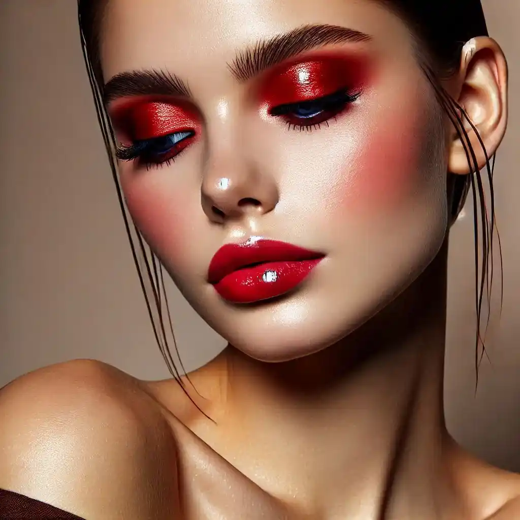 Monochromatic Red Look 