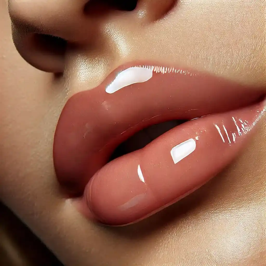 Nude Lips with Gloss