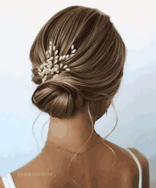 Polished Chignon Prom Hair