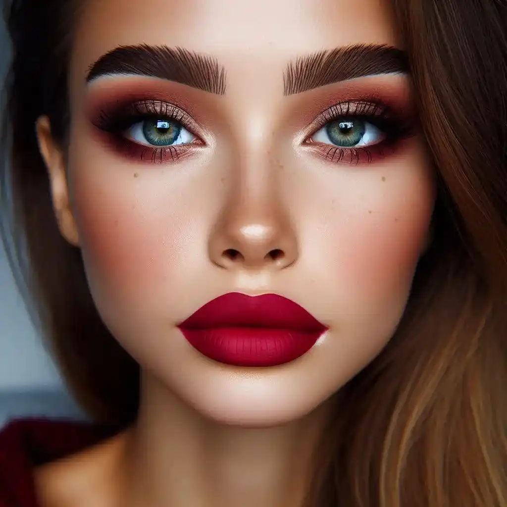 Red Ombre Lips 