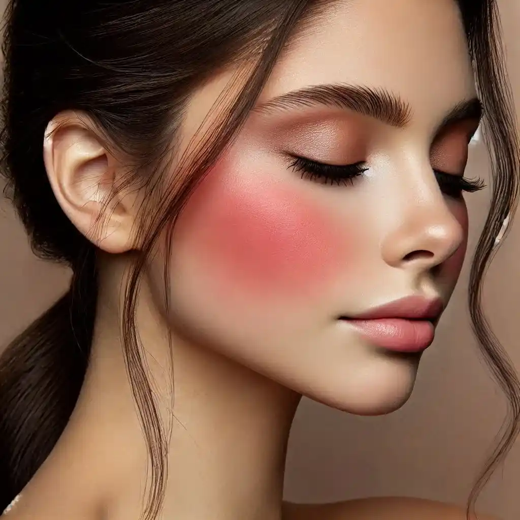 Rosy Cheeks with a Matte Finish