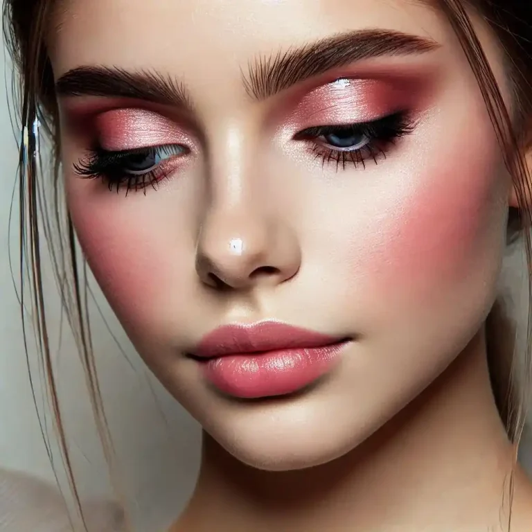 Soft Pink Monochromatic Makeup