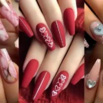 Elegant Valentines Long Nails for a Glamorous Look