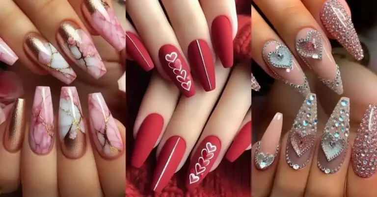 Elegant Valentines Long Nails for a Glamorous Look