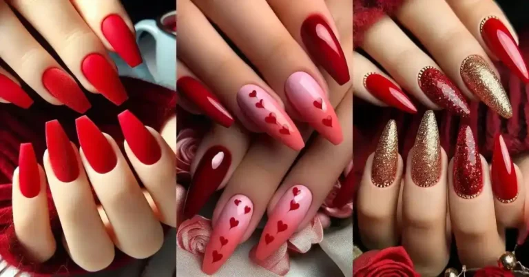 Bold and Beautiful Valentines Long Red Nails to Steal Hearts