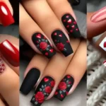 Romantic Valentines Square Nails for a Perfect Date Look