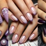 Elegant Purple Valentines Day Nails That Steal the Spotlight