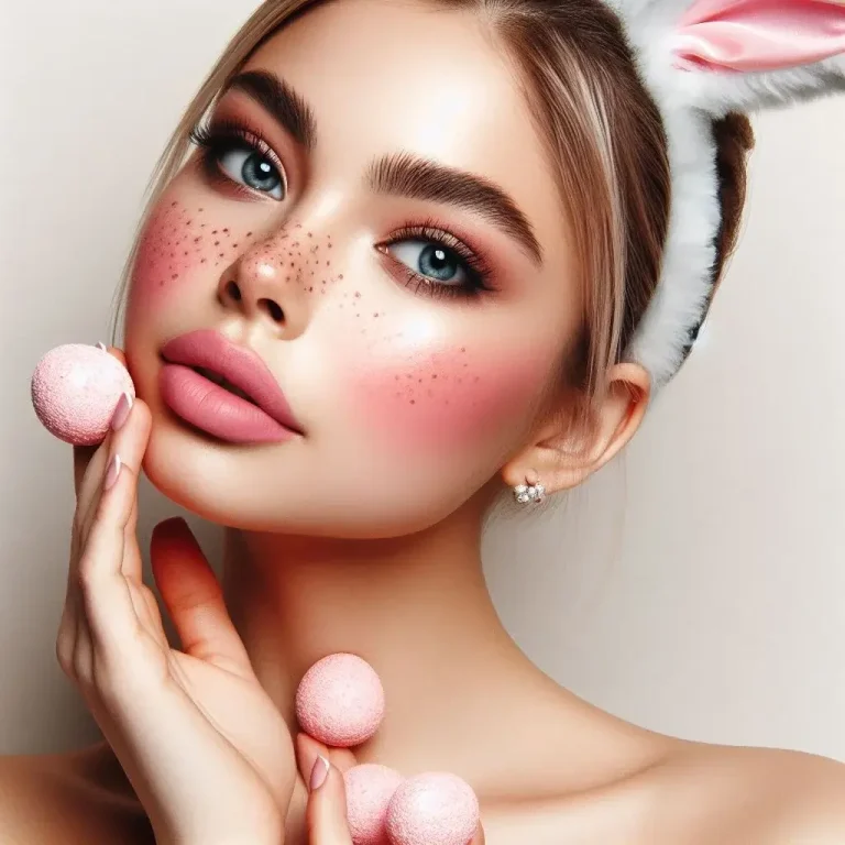 Easter Bunny Blush Look