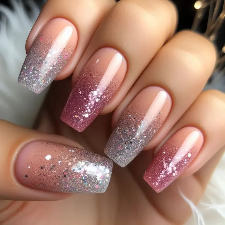 Glitter Ombré Nails