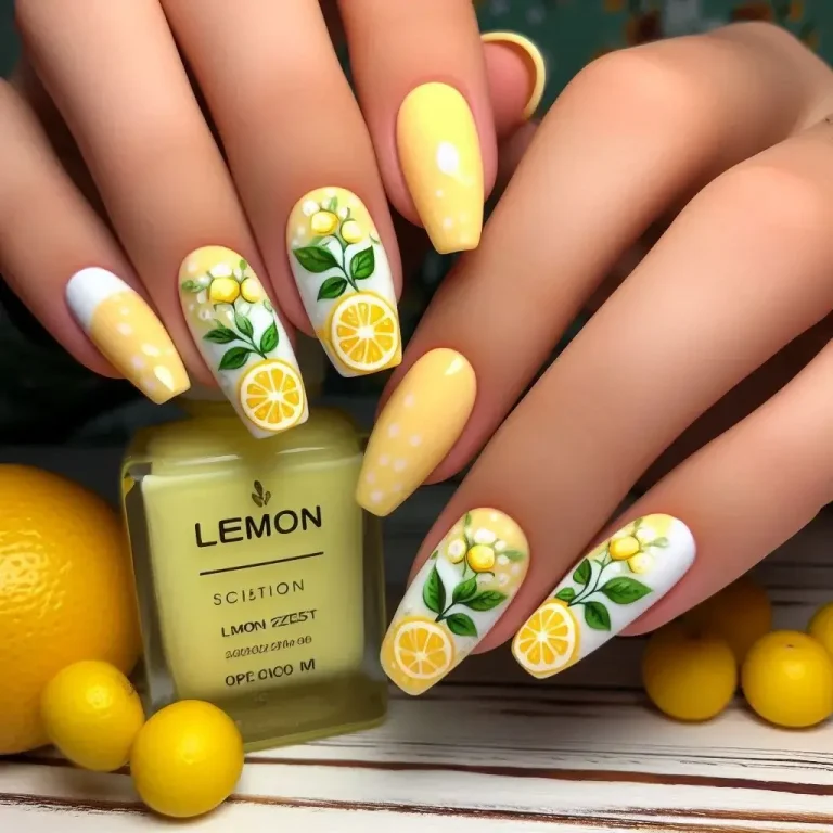 Lemon Zest Nails