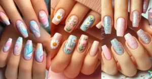 Soft & Sweet Pastel Easter Nails for a Whimsical Touch