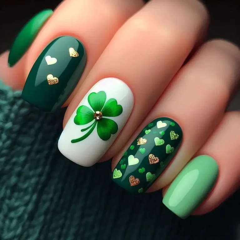 Shamrock Accent Nail