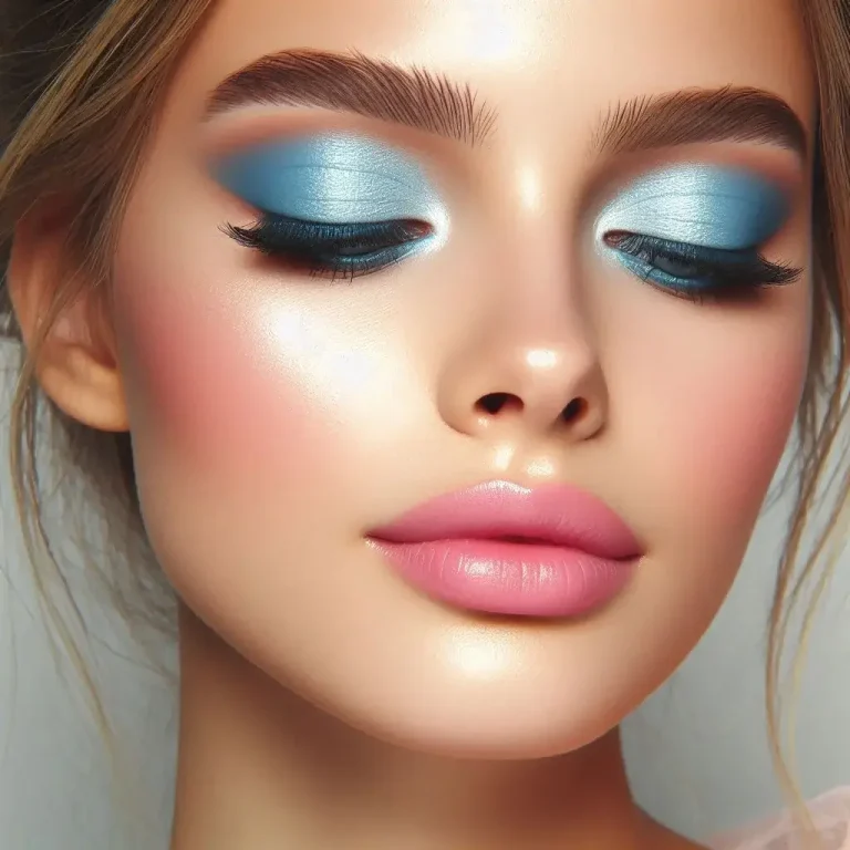 Sky Blue Eyeshadow Look