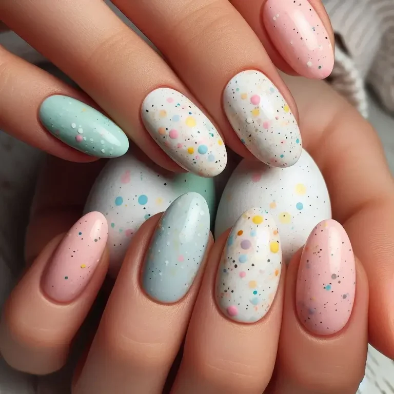 Speckled Egg Nails