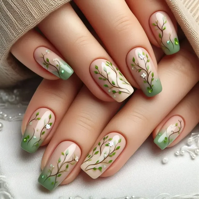 Spring Vine Nails